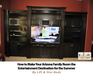 learning how to make a custom entertainment center for the summer in arizona