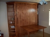 Alder Bed With Table Down