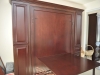 Custom Wallbed In Dark Red Mahogany