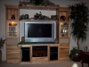 Custom Entertainment Center Arizona with shelves and drawers
