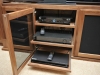Custom Entertainment Center with slide out electronic shelves  Arizona