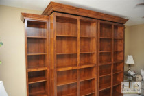 library-bed-in-alder-with-side-bookcases