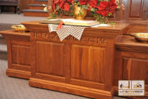 Detail of church alter