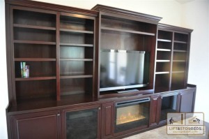 Arizona Custom Entertainment Centers with Lift & Stor Beds