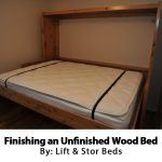 Finishing an Unfinished Wood Bed
