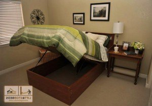 Storage Beds by Lift & Stor storage bed company for saving space in your home