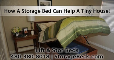 How A Lift & Stor Storage Bed Can Help A Tiny House!