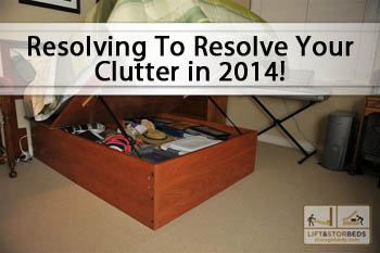 How Lift & Stor Storage Beds Can Help Resolve Clutter!