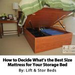 How to Decide What’s the Best Size Mattress for Your Storage Bed