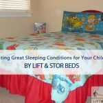 kid's storage bed from our online store and tips to create great sleep for child