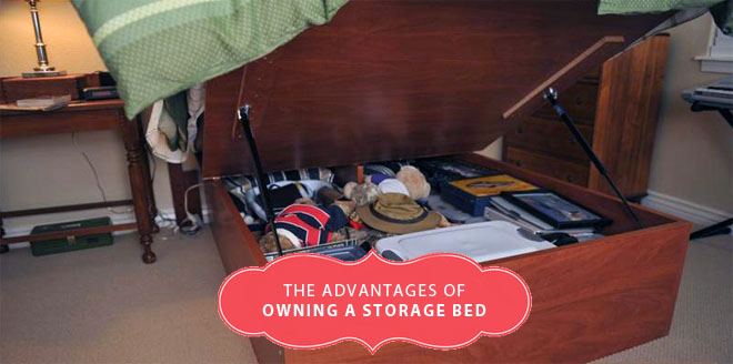 advantages storage bed
