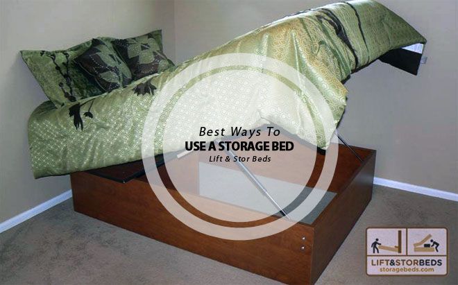 best ways to use storage beds