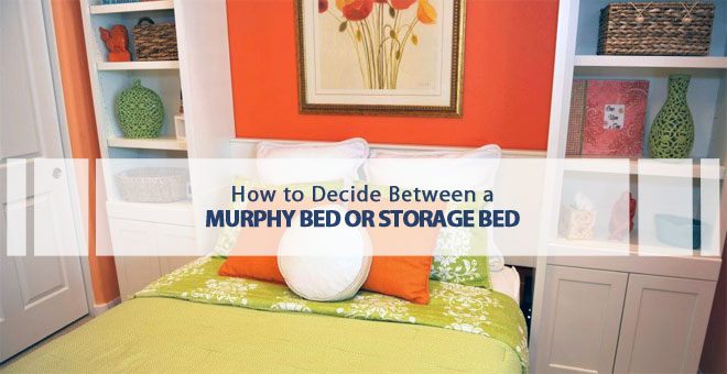 murphy bed or storage bed